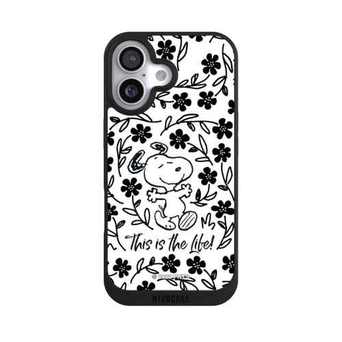 Apple iPhone 17 NIVOpure Snoopy schwarz und weiß This Is The Life