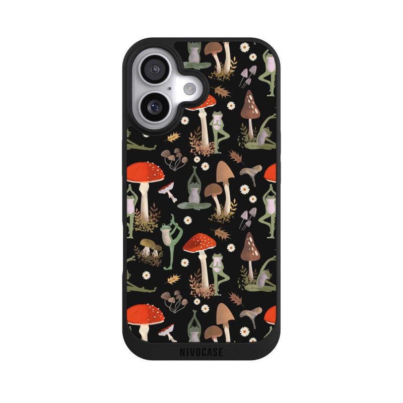 iPhone 17 NIVOpure Yoga-Frösche mit Pilzen