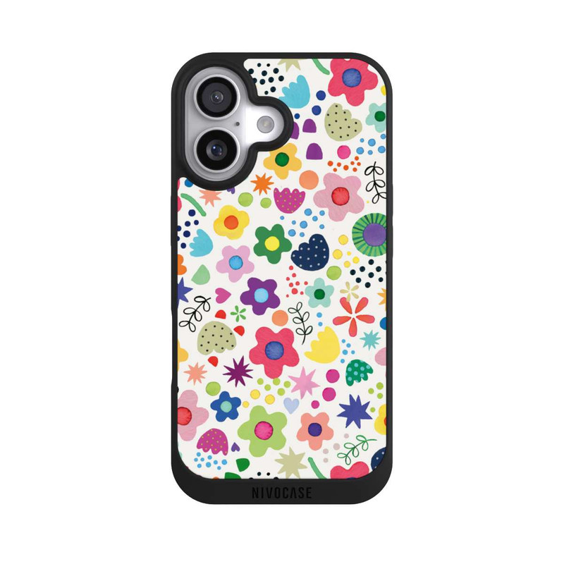 iPhone 17 NIVOpure Psychedelic Flowers Colorful