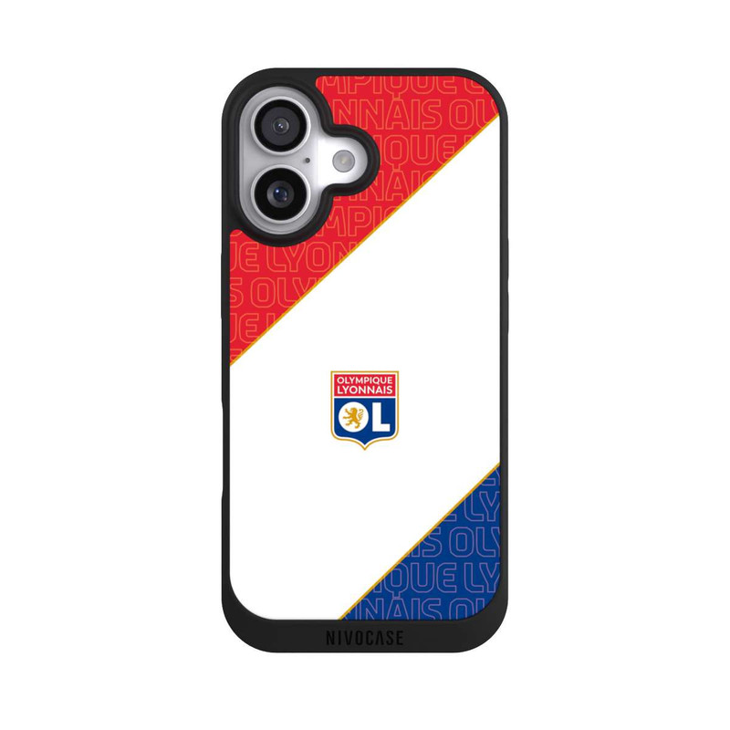 iPhone 17 NIVOpure Logo OL rouge et bleu