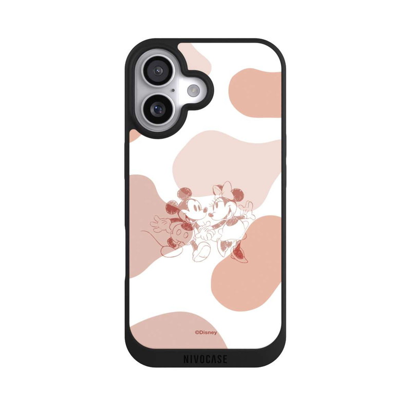 iPhone 17 NIVOpure Mickey et Minnie se tiennent la main Boho