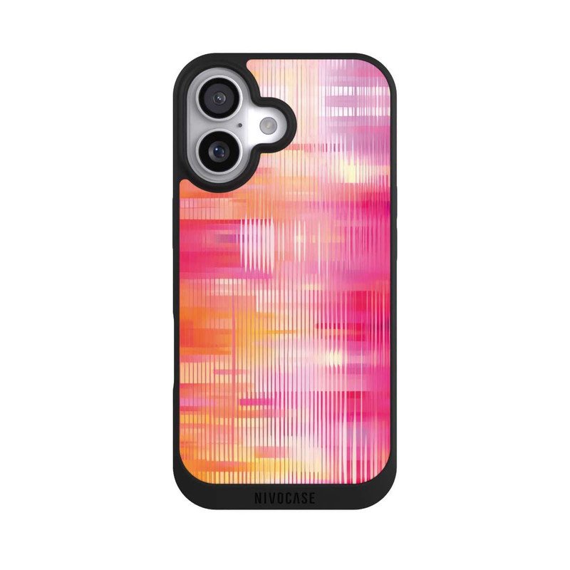 iPhone 17 NIVOpure Glitch Pink Orange