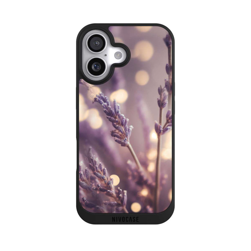 iPhone 17 NIVOpure Lavender Close Up with AI