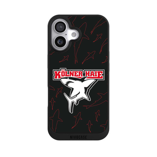 Apple iPhone 17 NIVOpure Haie Muster Rot
