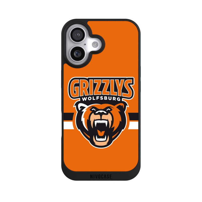 iPhone 17 NIVOpure Logo Streifen Schwarz und Weiß
