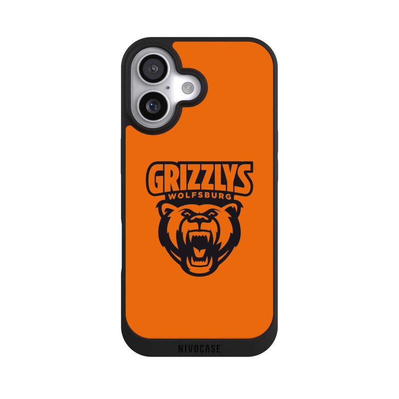 iPhone 17 NIVOpure Logo Schwarz und Orange