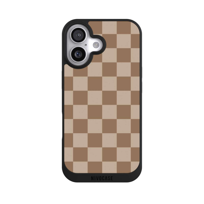 iPhone 17 NIVOpure Brown check