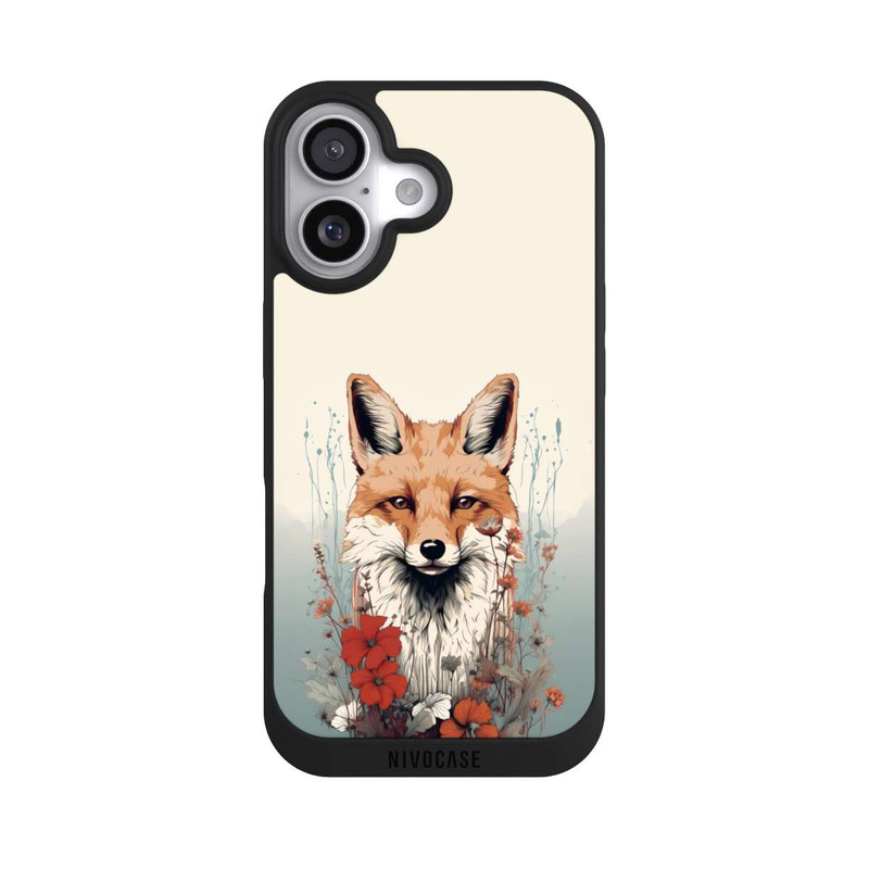 iPhone 17 NIVOpure Renard avec des fleurs