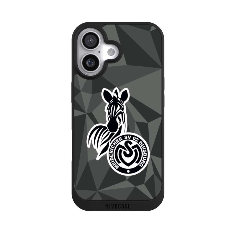 iPhone 17 NIVOpure MSV Duisburg Polygon Muster