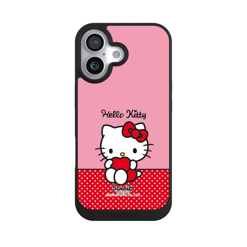 iPhone 17 NIVOpure Hello Kitty sitzend mit Herz