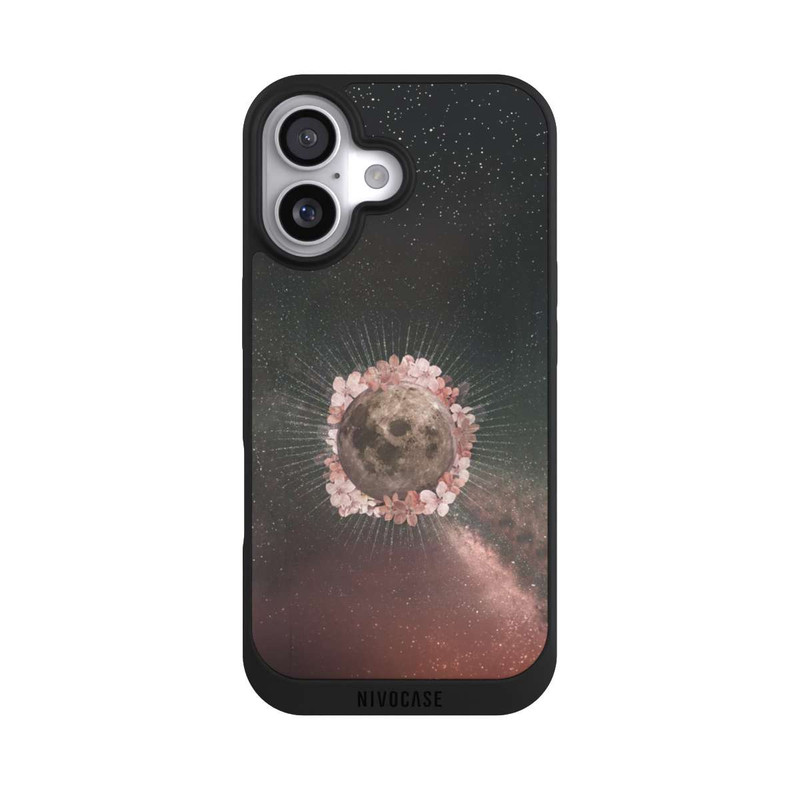 iPhone 17 NIVOpure Blumen und Mondlicht