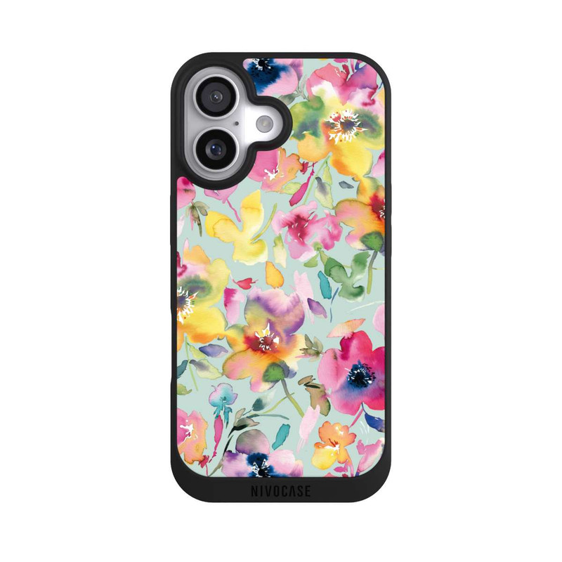iPhone 17 NIVOpure Artistique été floral psychédélique