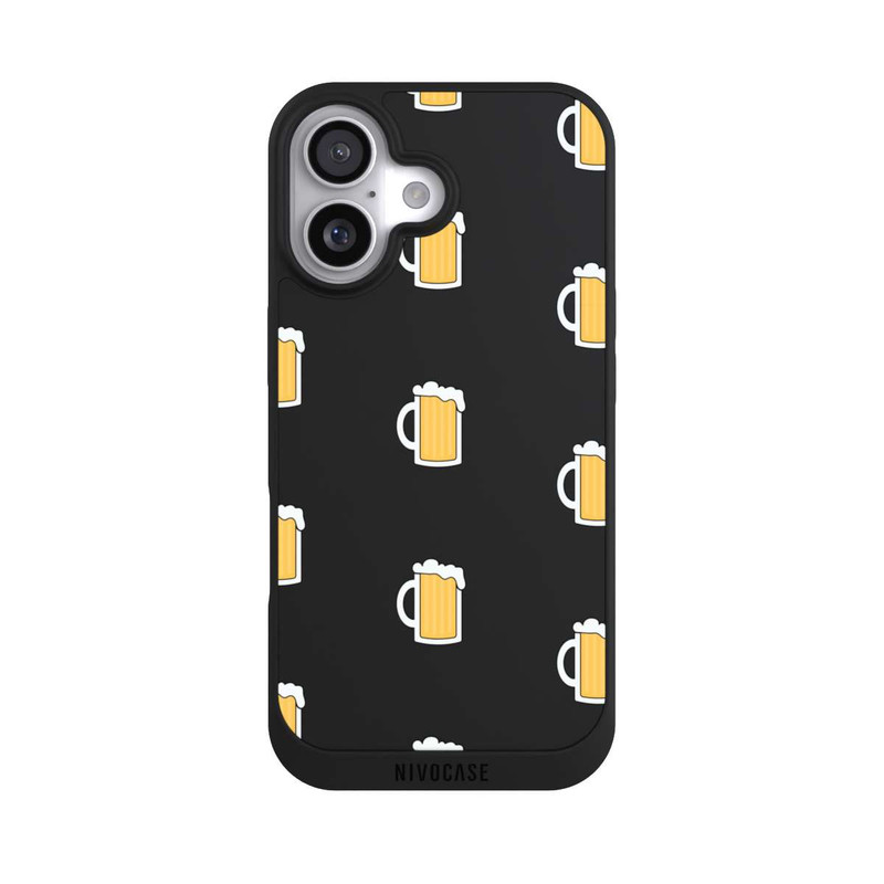 iPhone 17 NIVOpure Beer Glass Pattern Illustration