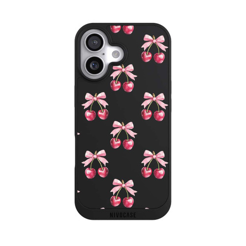  NIVOpure Motif Nœud Cerise transparent avec IA