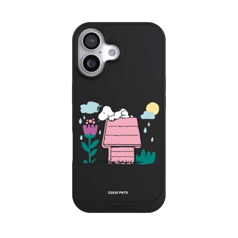 iPhone 17 NIVOpure Snoopy Chenil Printemps transparent