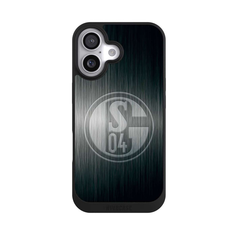 iPhone 17 NIVOpure Schalke 04 Metall Look