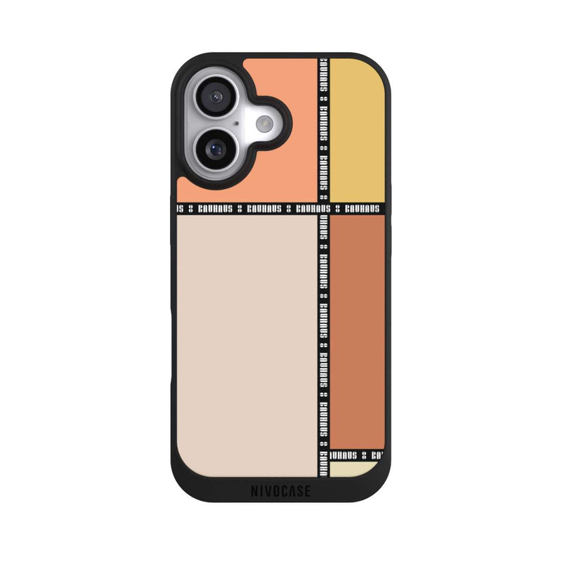 iPhone 17 NIVOpure Bauhaus Squares-Pastel