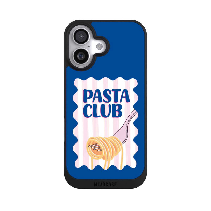 iPhone 17 NIVOpure Pasta Club in Blue and Pink