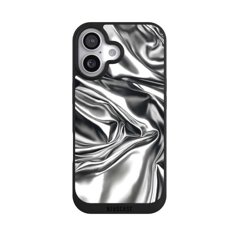 iPhone 17 NIVOpure Shiny Chrome Silver with AI