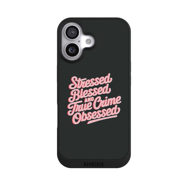 iPhone 17 NIVOpure Stressed Blessed and True Crime Obsessed