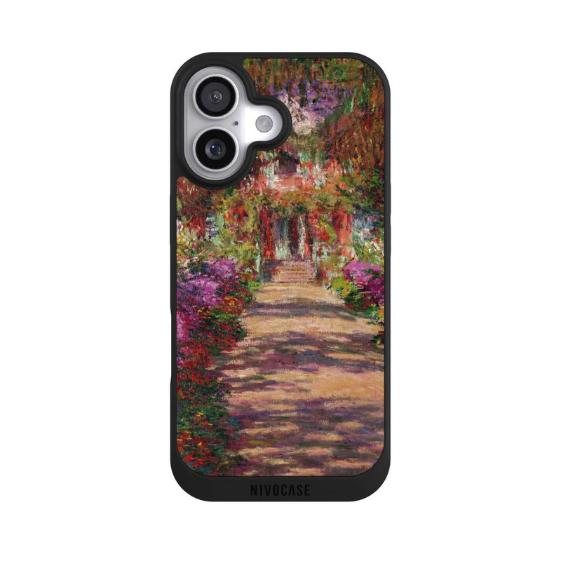 iPhone 17 NIVOpure Eine Allee in Monets Garten in Giverny by Claude Monet