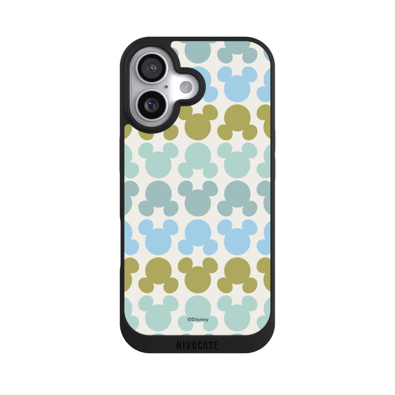 iPhone 17 NIVOpure Disney Mickey Icon Pattern Green and Blue