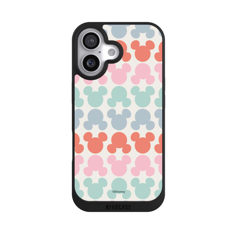 iPhone 17 NIVOpure Disney Mickey Icon Pattern Red and Pink