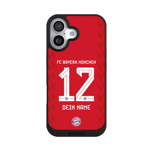 Apple iPhone 17 NIVOpure FC Bayern München Trikot Personalisierbar 25-26