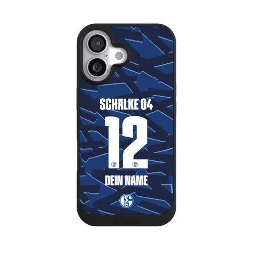 Apple iPhone 17 NIVOpure Schalke 04 Trikot Personalisierbar 25-26
