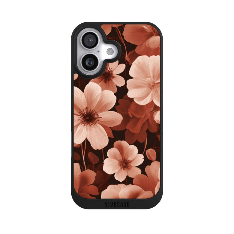 iPhone 17 NIVOpure Rote Negativblumen mit KI