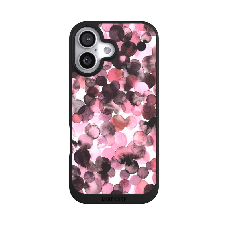 iPhone 17 NIVOpure Purple Dots Watercolor