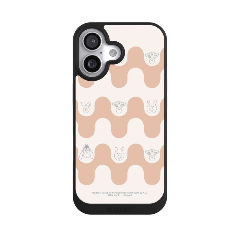 iPhone 17 NIVOpure Winnie the Pooh and Friends Boho Waves Pattern