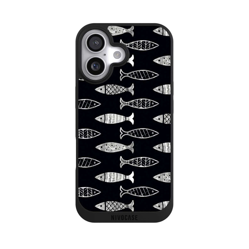 iPhone 17 NIVOpure Black Fishy Theme