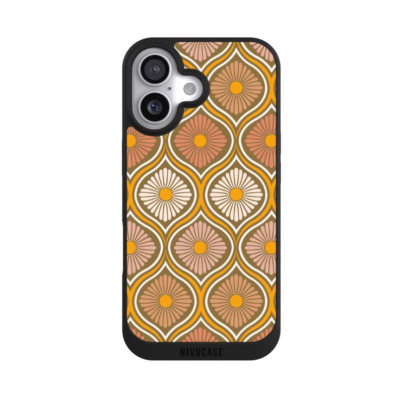 iPhone 17 NIVOpure Groovy 70s Retro Mid-Century Daisy Flowers