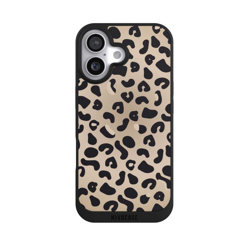 iPhone 17 NIVOpure Motif guépard marron clair