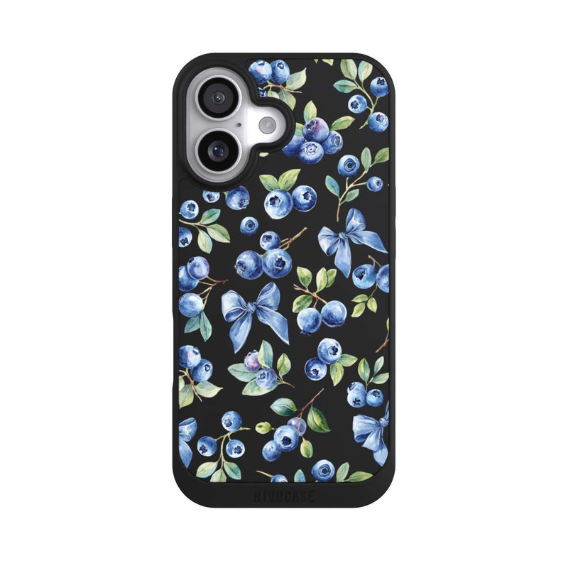 iPhone 17 NIVOpure Blaubeere Schleifen Transparent mit KI