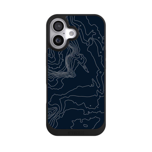 Apple iPhone 17 NIVOpure Berg Höhenlinien Dunkel