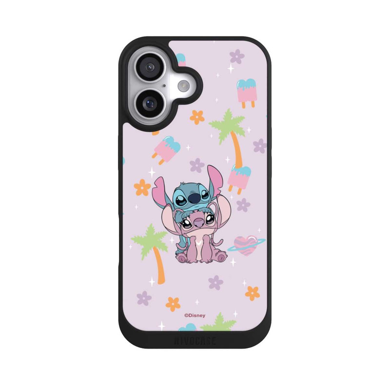 iPhone 17 NIVOpure Stitch and Angel Cute Couple
