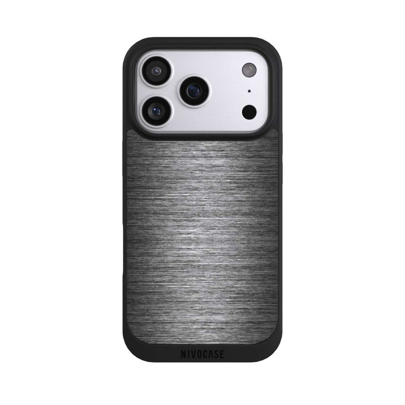 iPhone 17 Pro NIVOpure Aspect Métallique Anthracite