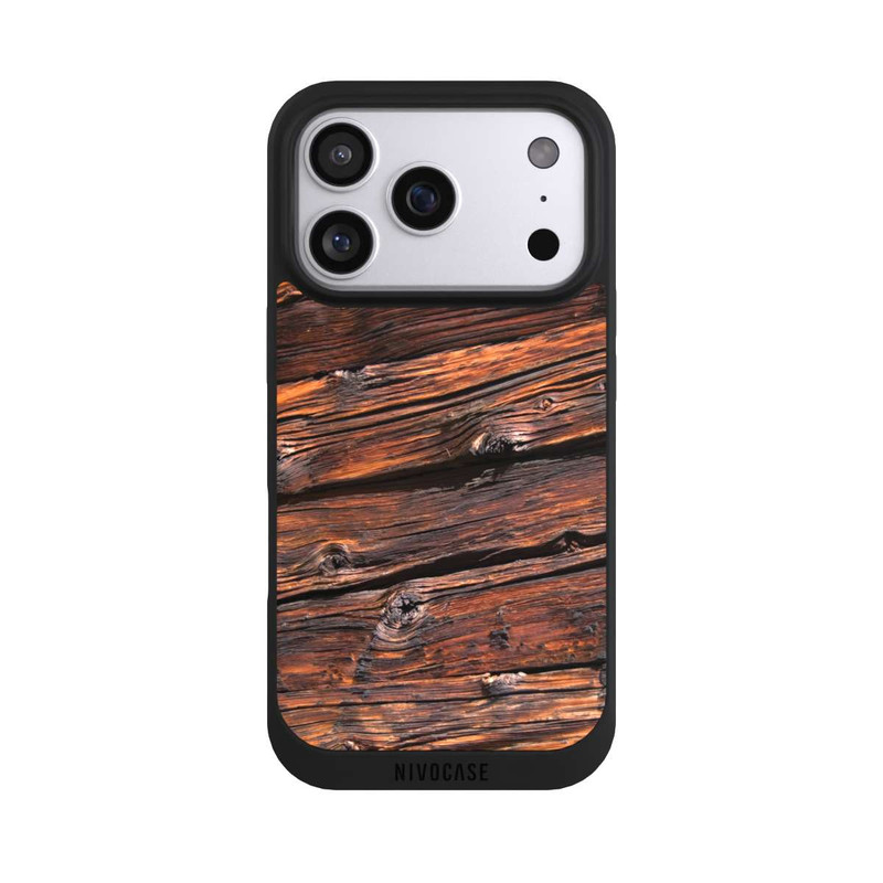 iPhone 17 Pro NIVOpure Verwitterte Holzplanken