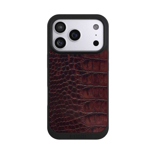 Apple iPhone 17 Pro NIVOpure Cuir de Crocodile