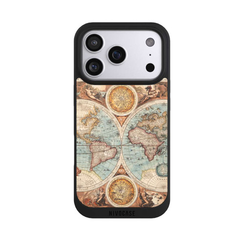 Apple iPhone 17 Pro NIVOpure Vintage Weltkarte