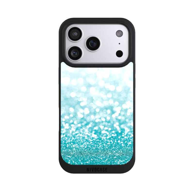 iPhone 17 Pro NIVOpure Petrol Glitter Look