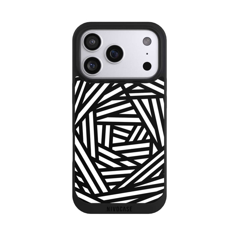 iPhone 17 Pro NIVOpure Einfach schwarz und weiß1