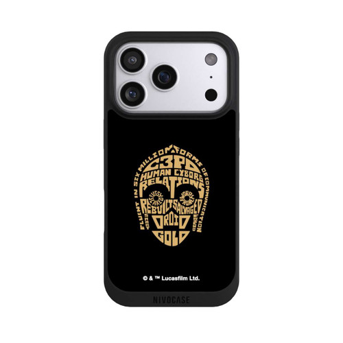 Apple iPhone 17 Pro NIVOpure C3PO Typo Grafisch
