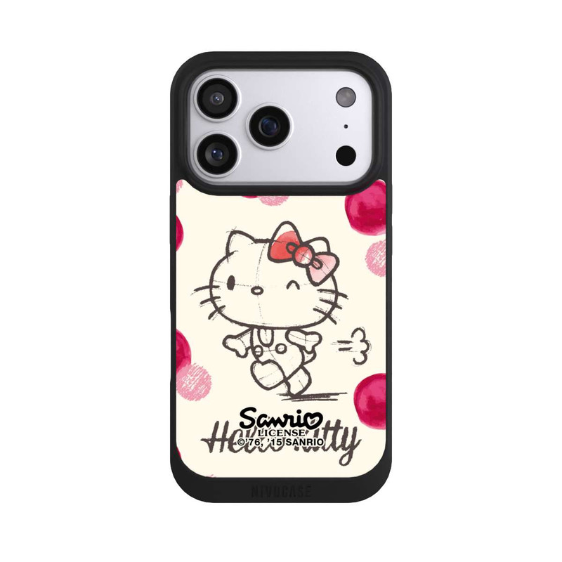 iPhone 17 Pro NIVOpure Hello Kitty - Points roses
