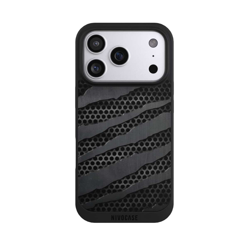 iPhone 17 Pro NIVOpure Grey Metal Scratches