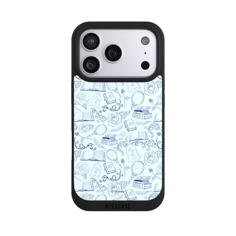iPhone 17 Pro NIVOpure La Belle et la Bête Motif Bleu