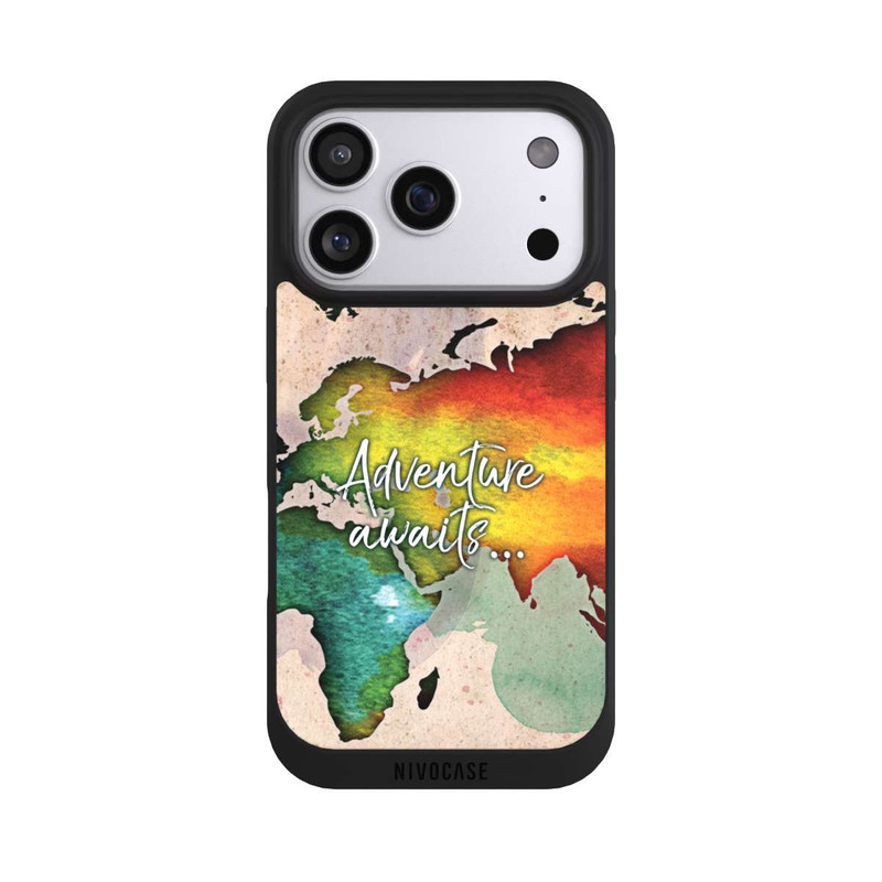iPhone 17 Pro NIVOpure Worldmap Colourful