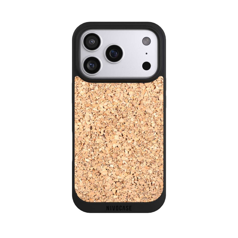 iPhone 17 Pro NIVOpure Kork Holzlook